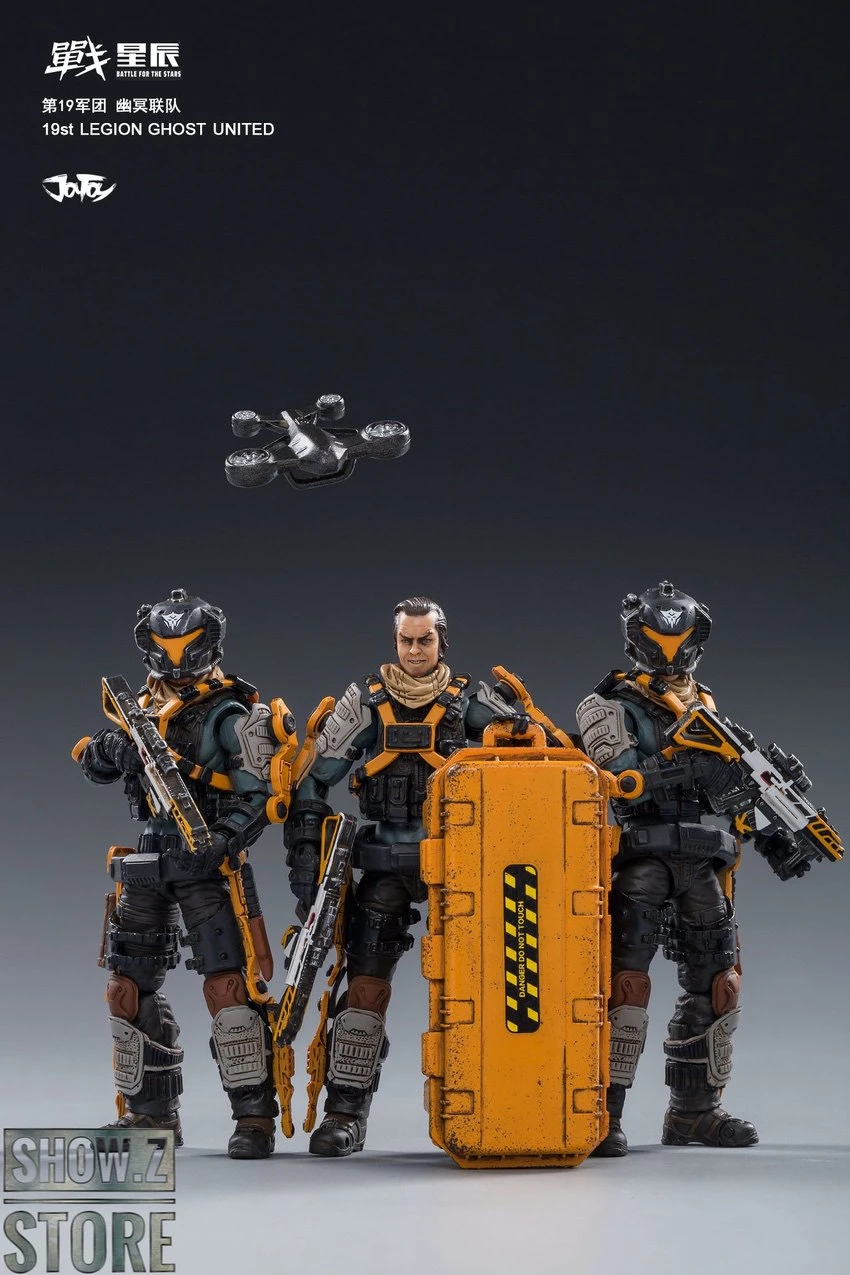 JoyToy Source 1/18 19st Ghost United Legion & Grice Anna Set Of 4 11 JoyToy Source 1/18 19st Ghost United Legion & Grice Anna Set Of 4 - Image 9