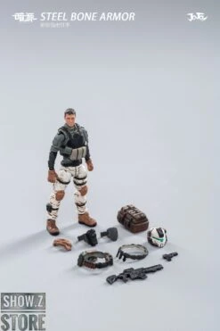 JoyToy Source 1/25 Steel Bone Armor White Color W/ 2nd Pilot -Prime Collectibles Store bd5fe5e55e