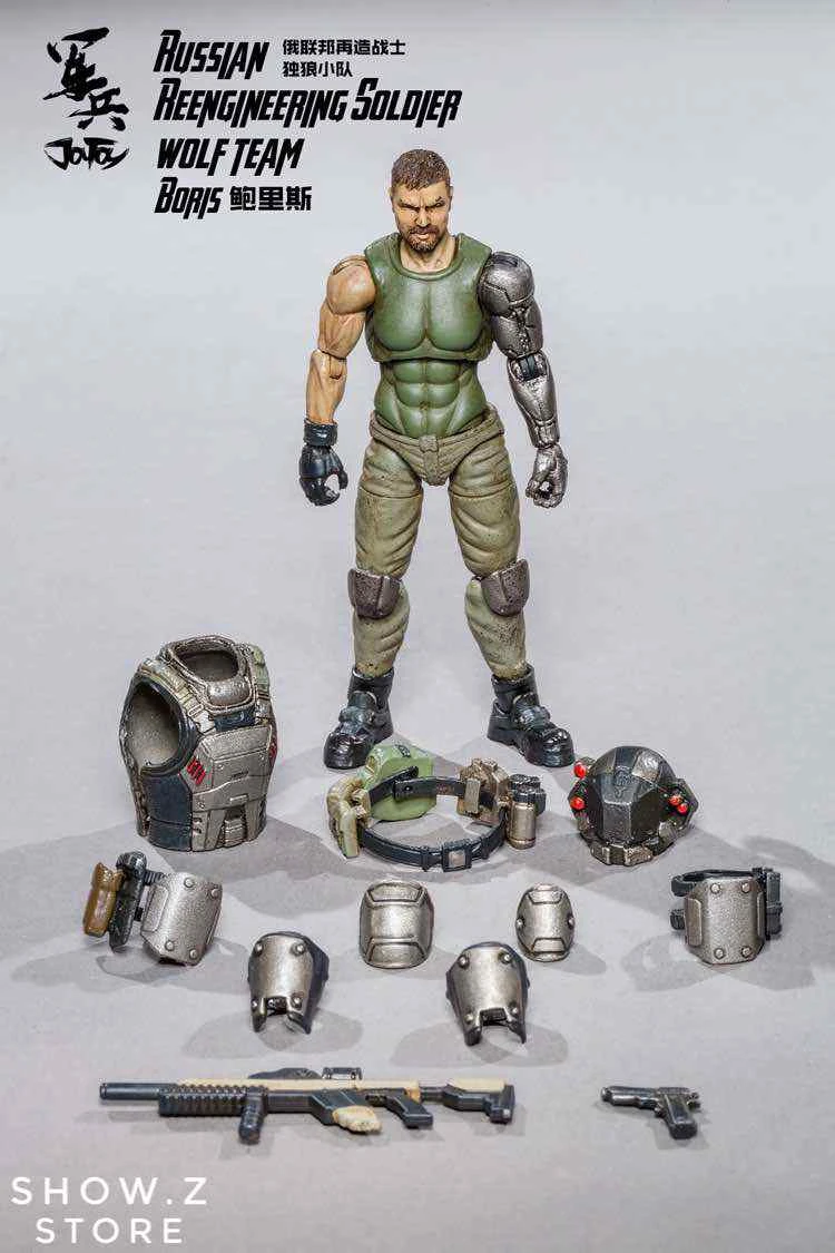 JoyToy Source Acid Rain 1/18 Russian Reengineering Soldier Wolf Team Set Of 3 Figures 8 JoyToy Source Acid Rain 1/18 Russian Reengineering Soldier Wolf Team Set Of 3 Figures - Image 6