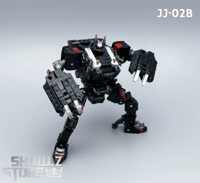 Mecha Zone JJ-02B Diaclone Reboot TM-03 Tactical Mover Tread Versaulter Black Version 4 Mecha Zone JJ-02B Diaclone Reboot TM-03 Tactical Mover Tread Versaulter Black Version - Image 2