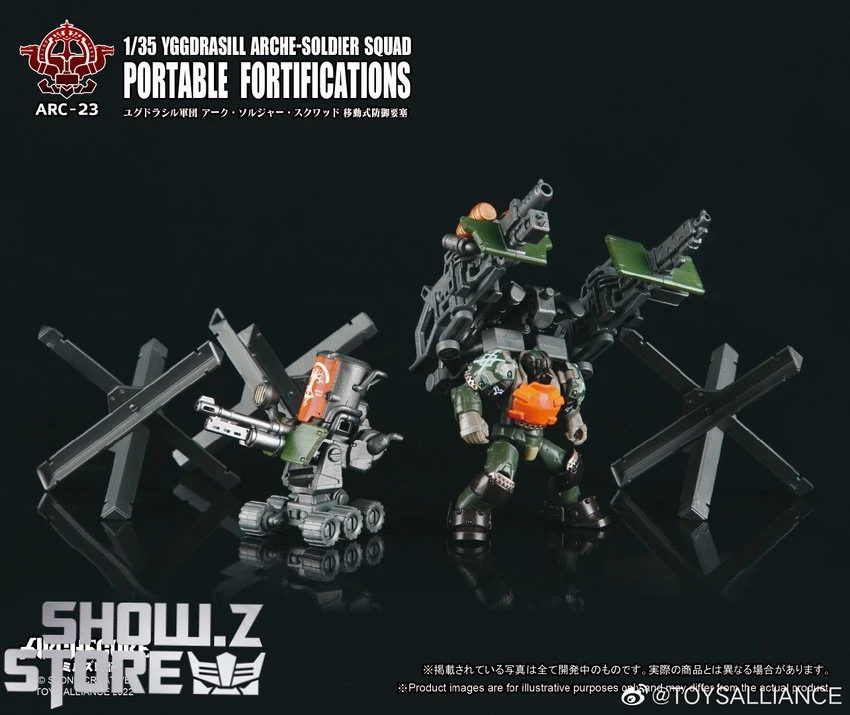 Toys Alliance 1/35 ARC-23 Yggdrasill Arche-Soldier Squad Portable Fortifications 4 Toys Alliance 1/35 ARC-23 Yggdrasill Arche-Soldier Squad Portable Fortifications - Image 2