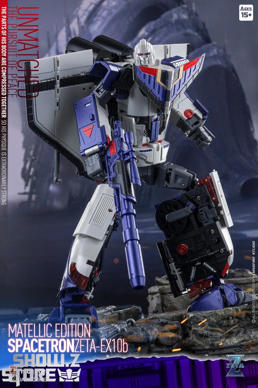 Zeta Toys EX-10B Spacetron Astrotrain Metallic Version 11 Zeta Toys EX-10B Spacetron Astrotrain Metallic Version - Image 9