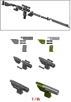 Shockwave Lab SL-31 MP-4 Beast War Dinobot Weapon Upgrade Kit