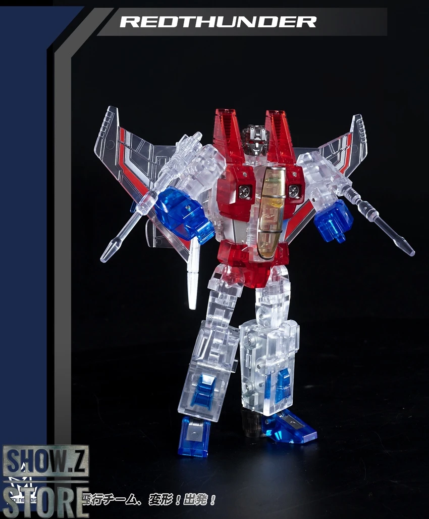 MechFansToys MF-31B RedThunder Starscream Clear Version 11 MechFansToys MF-31B RedThunder Starscream Clear Version - Image 9