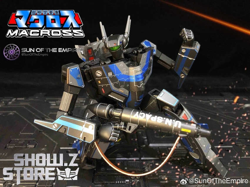 Kitzconcept 1/72 Macross VF-1S Dark Blue Version W/ Fast Pack Armor Limited Edition 10 Kitzconcept 1/72 Macross VF-1S Dark Blue Version W/ Fast Pack Armor Limited Edition - Image 8