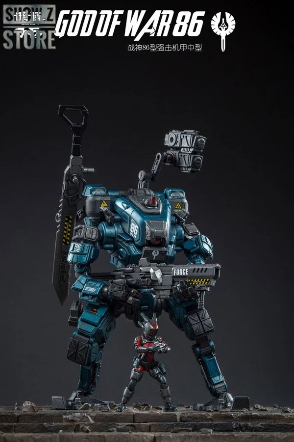 JoyToy Source Acid Rain 1/25 God Of War 86 Medium-Sized Mecha Figure Set Blue Version 5 JoyToy Source Acid Rain 1/25 God Of War 86 Medium-Sized Mecha Figure Set Blue Version - Image 3