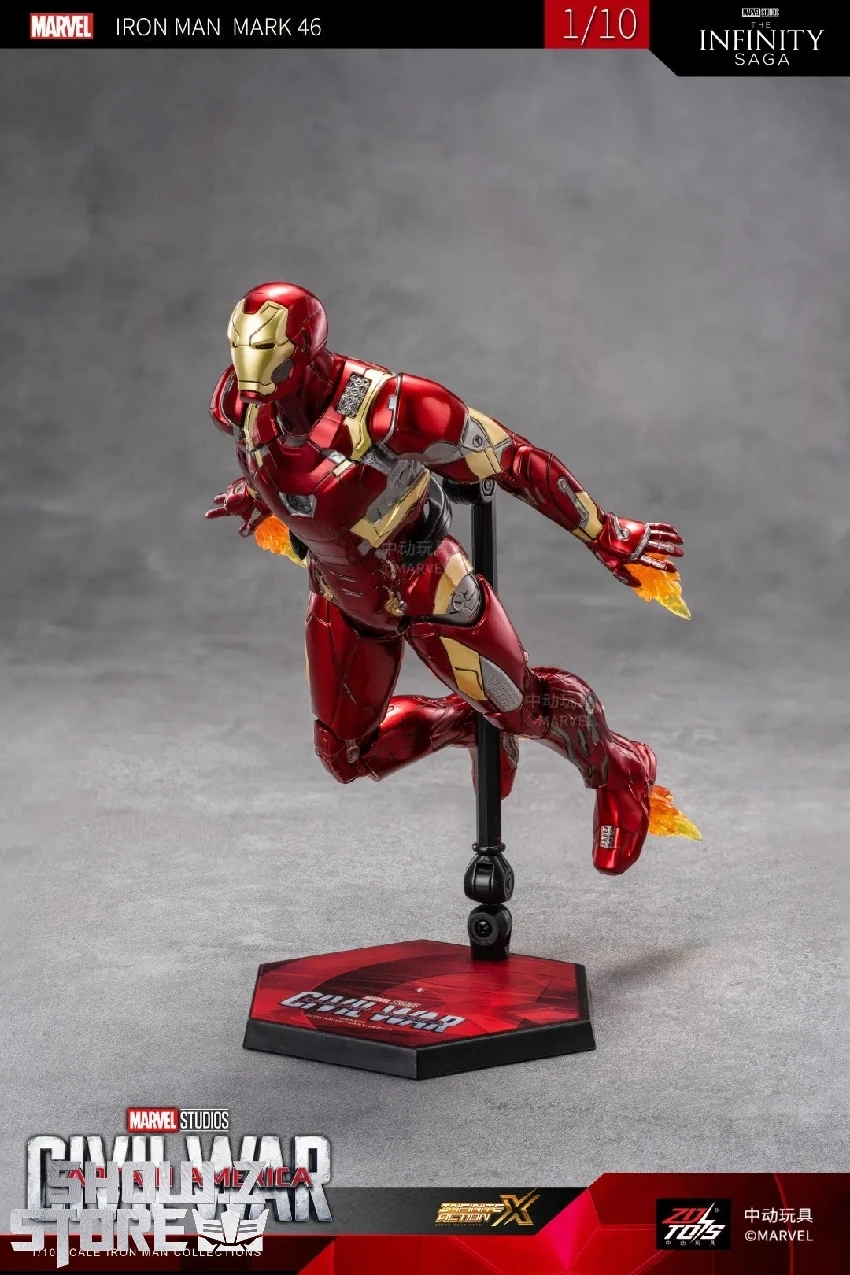 ZT Toys Marvel Licensed 1/10 Iron Man Mark 46 12 ZT Toys Marvel Licensed 1/10 Iron Man Mark 46 - Image 10