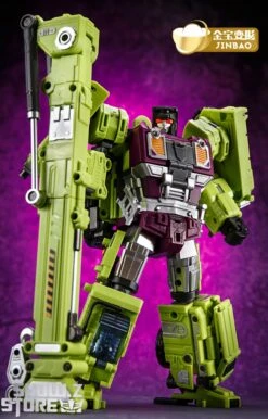 Jinbao DF03 Builder.D Devastator Green Version Set Of 6 Oversized Version -Prime Collectibles Store c550d00891