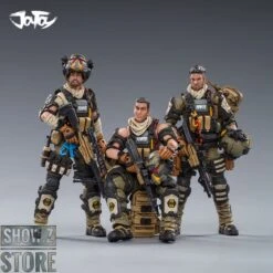 JoyToy Source 1/18 Hardcore Coldplay Hell Skull Paratrooper Squad Set Of 3