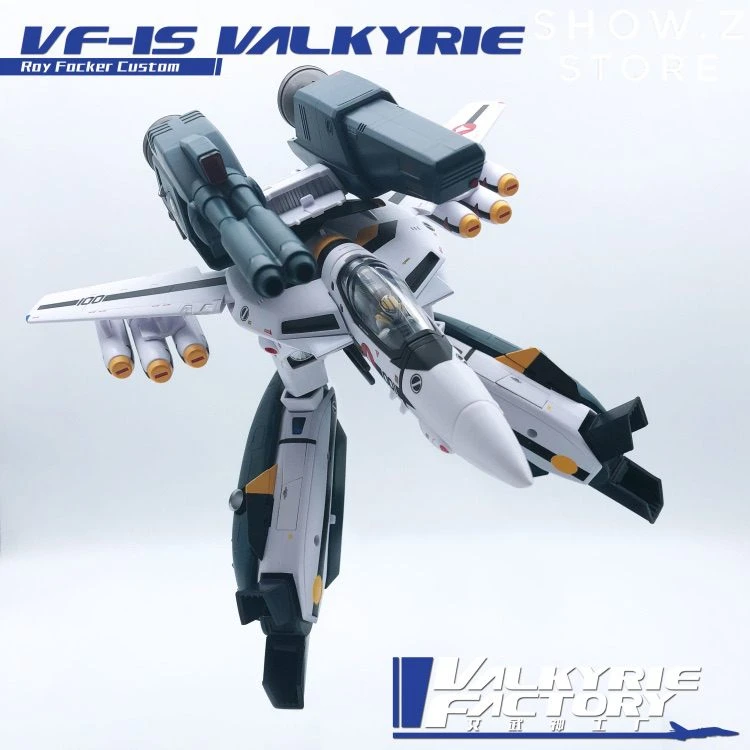 Valkyrie Factory VF 1/60 VF-1S VF1S Macross Roy Fokker Focker Special Version Full Painted 9 Valkyrie Factory VF 1/60 VF-1S VF1S Macross Roy Fokker Focker Special Version Full Painted - Image 7