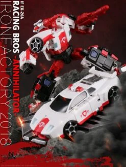 IronFactory EX-26A Racing Bros Annihilator Red Alert -Prime Collectibles Store c71639378a