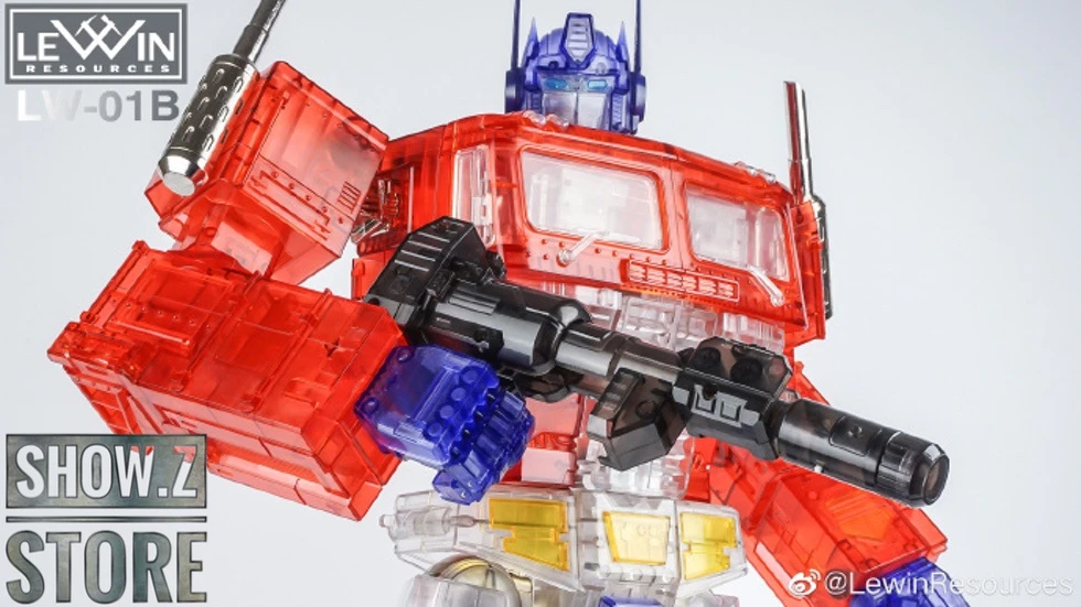 Lewin Resources LW-01B Optimus Prime Clear Limited Edition W/ LED 6 Lewin Resources LW-01B Optimus Prime Clear Limited Edition W/ LED - Image 4