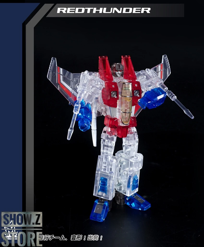 MechFansToys MF-31B RedThunder Starscream Clear Version 12 MechFansToys MF-31B RedThunder Starscream Clear Version - Image 10