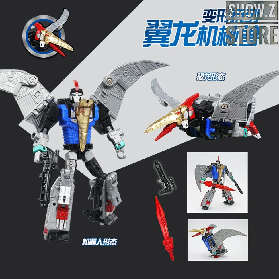 Black Mamba H6002-4B Raptor Slash & H6002-7B Robot Force Volcanicus Oversized Combiner Set Of 6 7 Black Mamba H6002-4B Raptor Slash & H6002-7B Robot Force Volcanicus Oversized Combiner Set Of 6 - Image 5