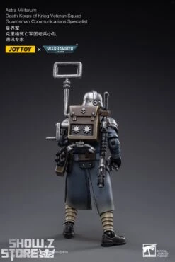 JoyToy Source 1/18 Warhammer 40K Death Korps Of Krieg Veteran Squad Guardsman Communications Specialist -Prime Collectibles Store cbe39a617c