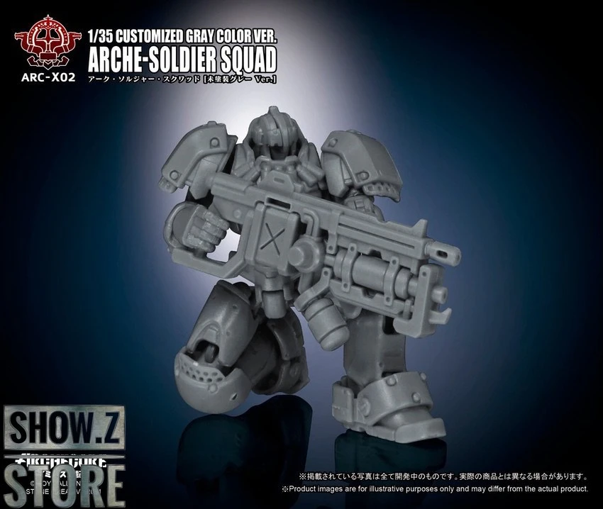 Toys Alliance ARC-X02 Arche-Soldier Squad Limited Gray Color Version 12 Toys Alliance ARC-X02 Arche-Soldier Squad Limited Gray Color Version - Image 10