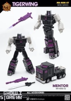 MHZ Toys MINI-07 Tigerwing Menasor Combiner Set Of 5 Oversized Version -Prime Collectibles Store cca1d3e530