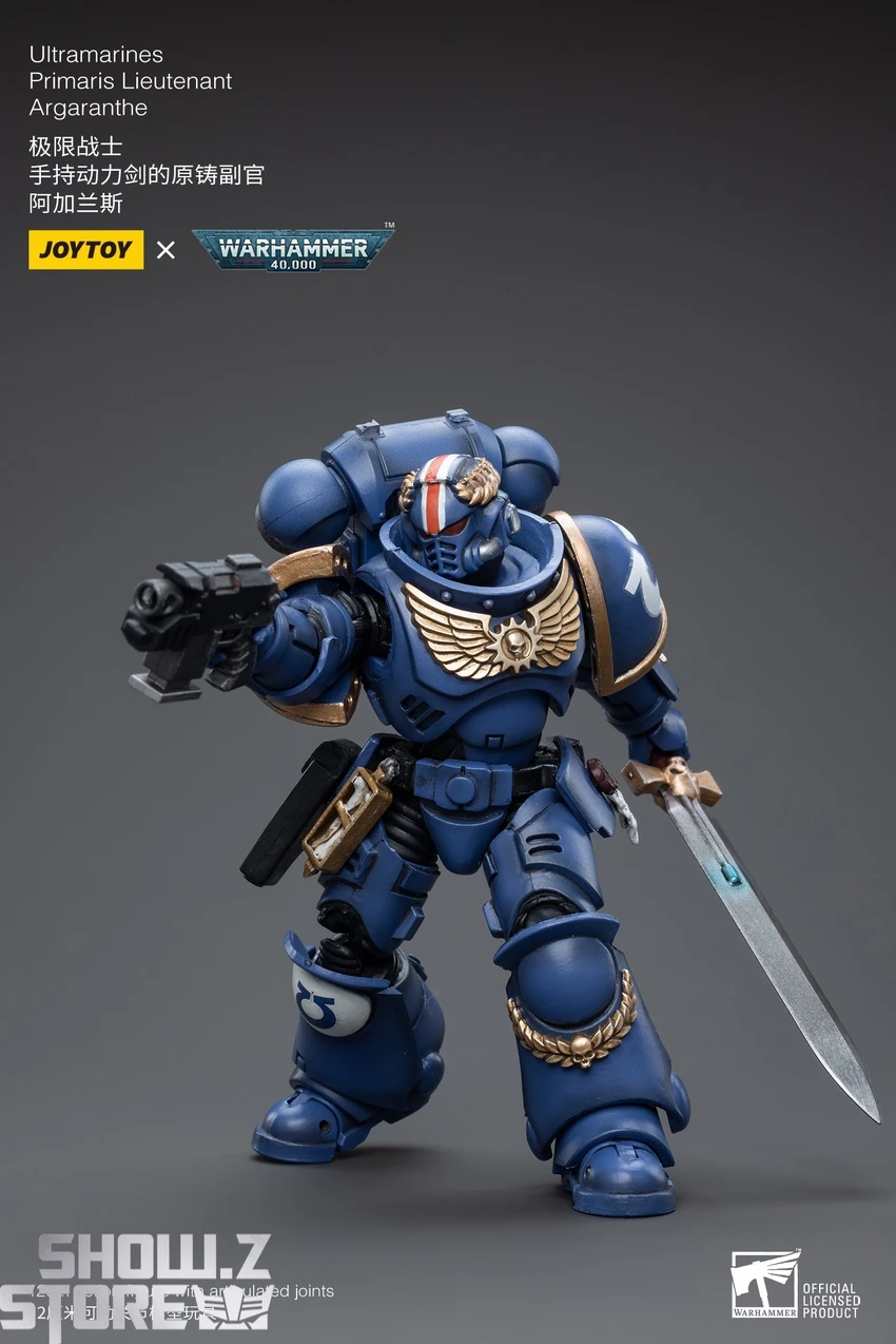 JoyToy Source 1/18 Warhammer 40K Ultramarines Primaris Lieutenant Argaranthe 9 JoyToy Source 1/18 Warhammer 40K Ultramarines Primaris Lieutenant Argaranthe - Image 7