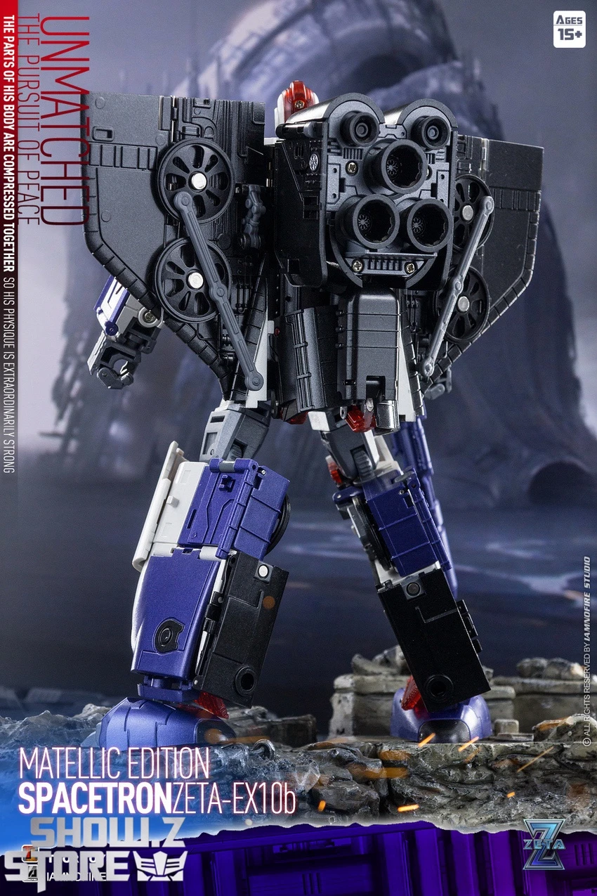 Zeta Toys EX-10B Spacetron Astrotrain Metallic Version 12 Zeta Toys EX-10B Spacetron Astrotrain Metallic Version - Image 10