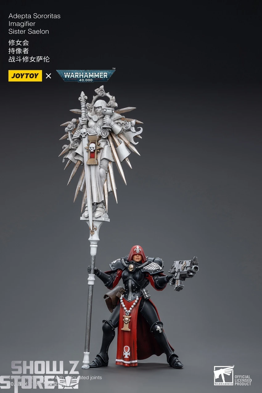 JoyToy Source 1/18 Warhammer 40K Adepta Sororitas Lmagifier Sister Saelon 6 JoyToy Source 1/18 Warhammer 40K Adepta Sororitas Lmagifier Sister Saelon - Image 4