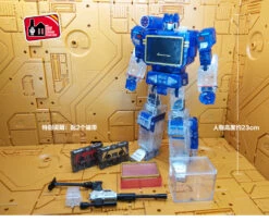 THF Toy House Factory Soundwave MP-13 Clear Version (/w Laserbeak + Buzzsaw) -Prime Collectibles Store cfaed0f90c