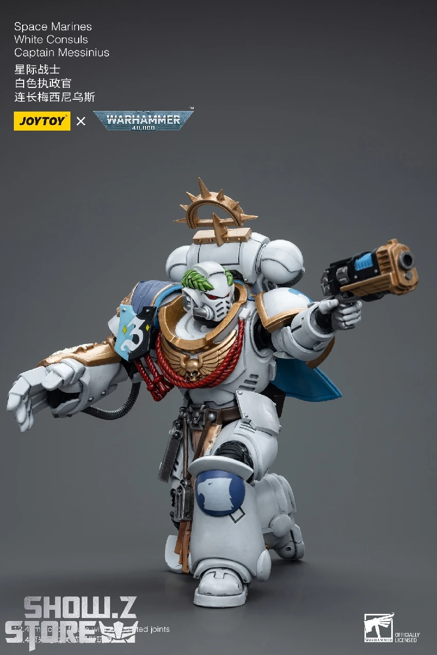 JoyToy Source 1/18 Warhammer 40K Space Marines White Consuls Captain Messinius 6 JoyToy Source 1/18 Warhammer 40K Space Marines White Consuls Captain Messinius - Image 4