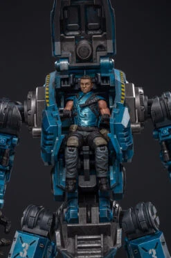 JoyToy Source Acid Rain 1/18 Freeman Machine Armor W/ Pilot Mechas & Soldiers Figure Set Navy Blue Version -Prime Collectibles Store d11f6db63d