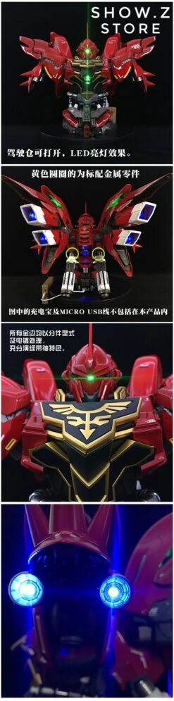 BSC Yihui YH Model 1/35 MSN-06S MNS06S SINANJU New Zeon Customized Gundam Bust Model Kit -Prime Collectibles Store d1d5de8bb5