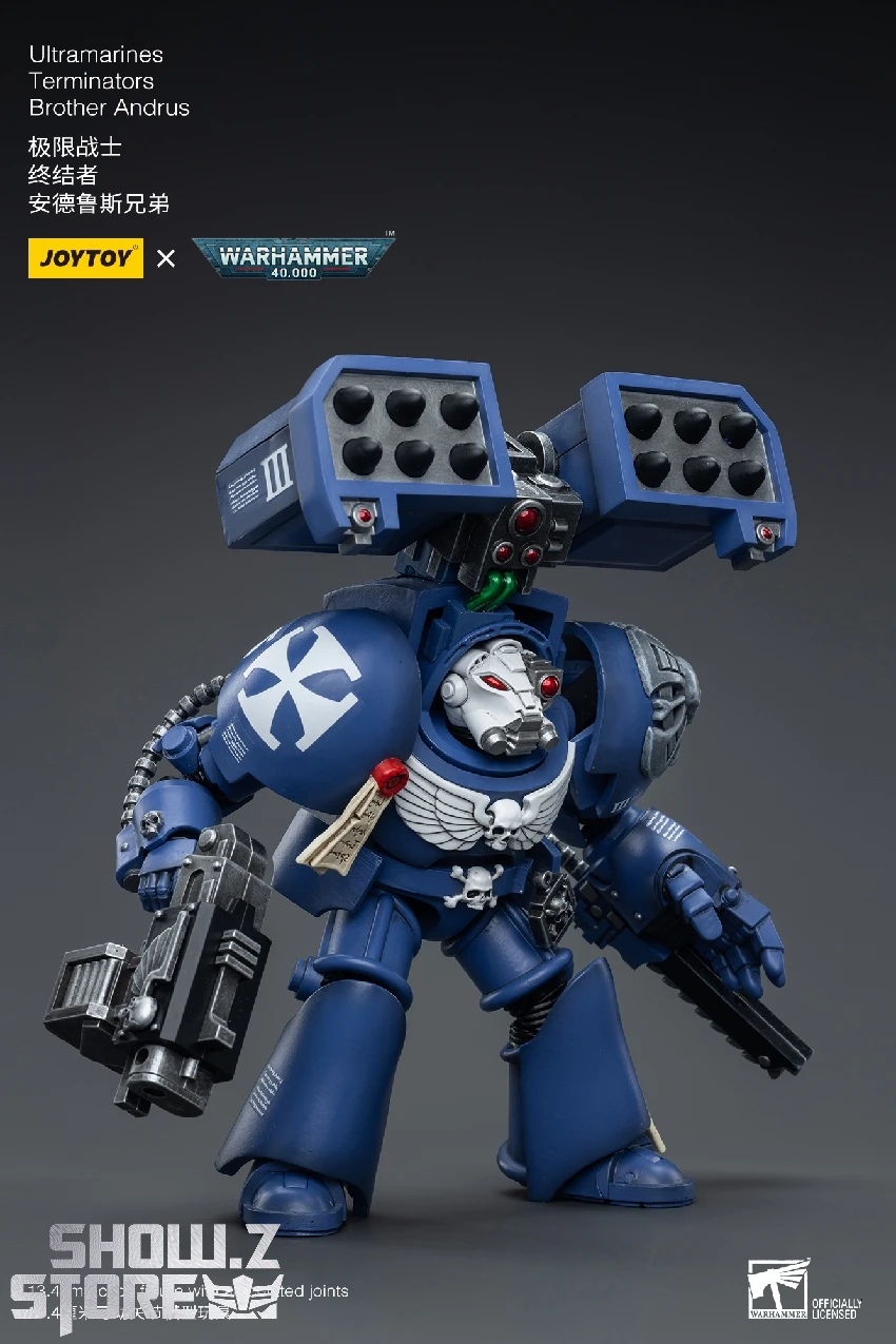 JoyToy Source 1/18 Warhammer 40K Ultramarines Terminators Brother Andrus 4 JoyToy Source 1/18 Warhammer 40K Ultramarines Terminators Brother Andrus - Image 2