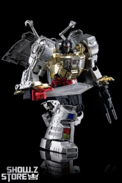 4th Party MP-08 King Grimlock Reximus Prime Oversized Stainless Steel Color Version -Prime Collectibles Store d2f2983c88