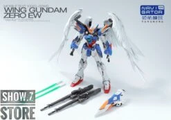 Navigator Toys Pre-Painted & Pre-Assembled Bandai XXXG-00W0 Wing Gundam Zero EW Ver.Ka -Prime Collectibles Store d325574e0b