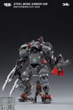 JoyToy Source 1/25 H06 Steel Bone Armour Grey Color /w Pilot -Prime Collectibles Store d3b4379b9d