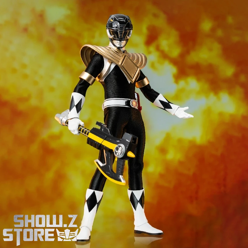 Threezero & Hasbro FigZero 1/6 3Z05910W0 Dragon Shield Black Ranger 8 Threezero & Hasbro FigZero 1/6 3Z05910W0 Dragon Shield Black Ranger - Image 6