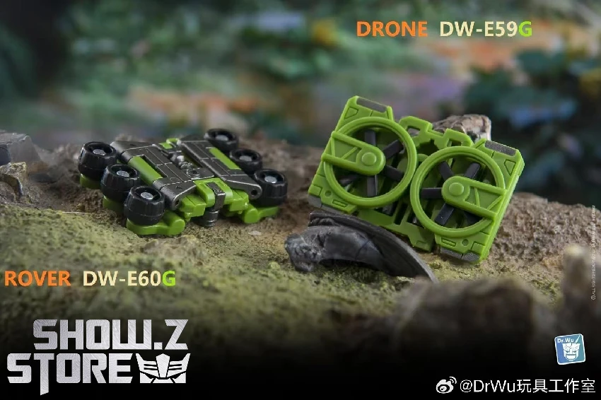 Dr.Wu DW-E59G Drone & DW-E60G Rover Set Of 2 3 Dr.Wu DW-E59G Drone & DW-E60G Rover Set Of 2
