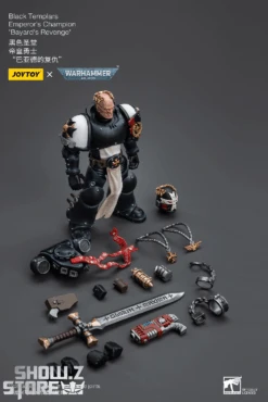 JoyToy Source 1/18 Warhammer 40K Black Templars Emperor's Champion Bayard's Revenge -Prime Collectibles Store d735d2b602