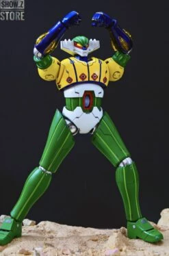 King Arts Diecast Scene Series DFS075 Steel Jeeg Battle Damaged Version -Prime Collectibles Store d8c18013ff