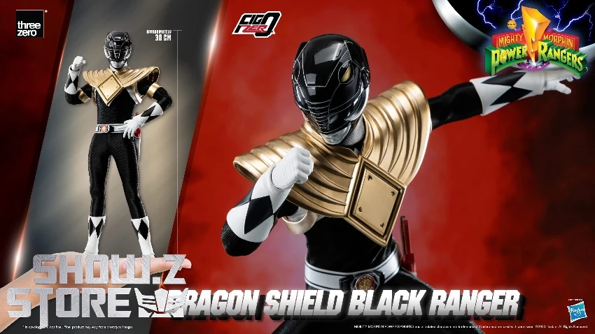 Threezero & Hasbro FigZero 1/6 3Z05910W0 Dragon Shield Black Ranger 6 Threezero & Hasbro FigZero 1/6 3Z05910W0 Dragon Shield Black Ranger - Image 4