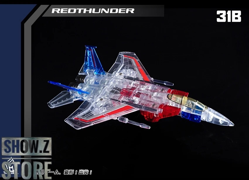 MechFansToys MF-31B RedThunder Starscream Clear Version 6 MechFansToys MF-31B RedThunder Starscream Clear Version - Image 4