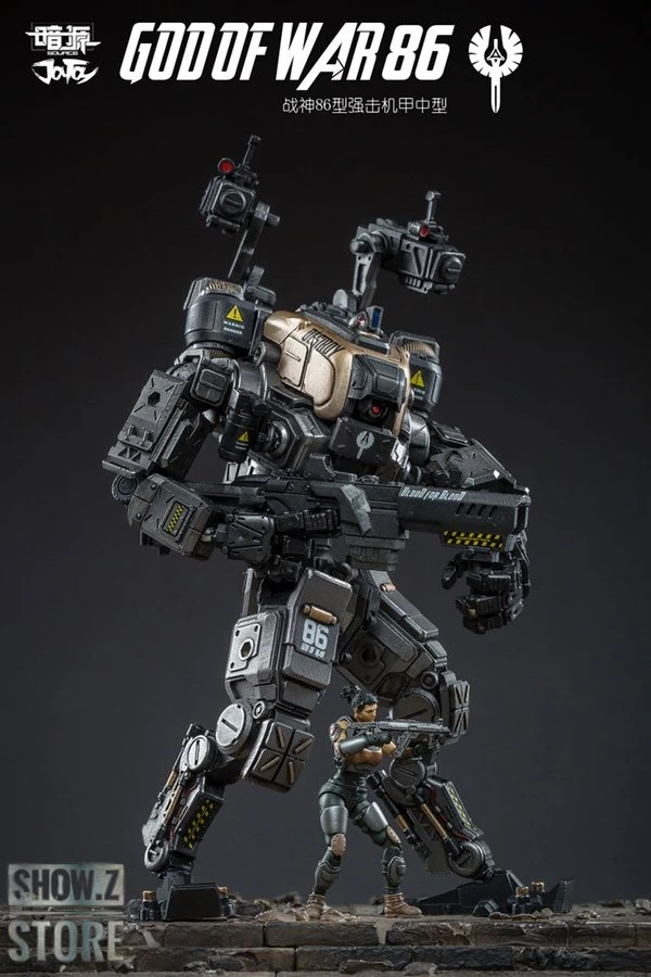 JoyToy Source Acid Rain 1/25 God Of War 86 Medium-Sized Mecha Figure Set Silver Black Version 13 JoyToy Source Acid Rain 1/25 God Of War 86 Medium-Sized Mecha Figure Set Silver Black Version - Image 11