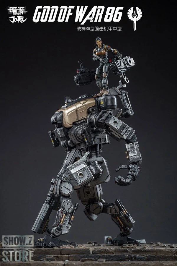 JoyToy Source Acid Rain 1/25 God Of War 86 Medium-Sized Mecha Figure Set Silver Black Version 11 JoyToy Source Acid Rain 1/25 God Of War 86 Medium-Sized Mecha Figure Set Silver Black Version - Image 9