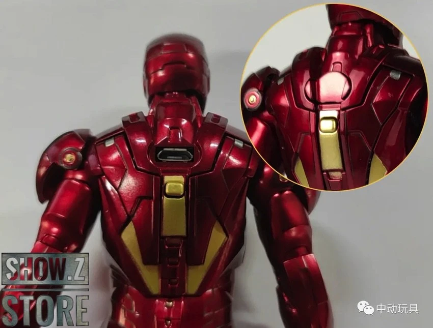 ZT Toys Marvel Licensed 1/10 Iron Man Mark 4 W/ LED 7 ZT Toys Marvel Licensed 1/10 Iron Man Mark 4 W/ LED - Image 6
