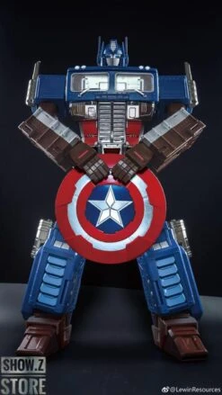 Lewin Resources Captain America Shield For LW-01A Optimus Prime -Prime Collectibles Store df998d1de1 1
