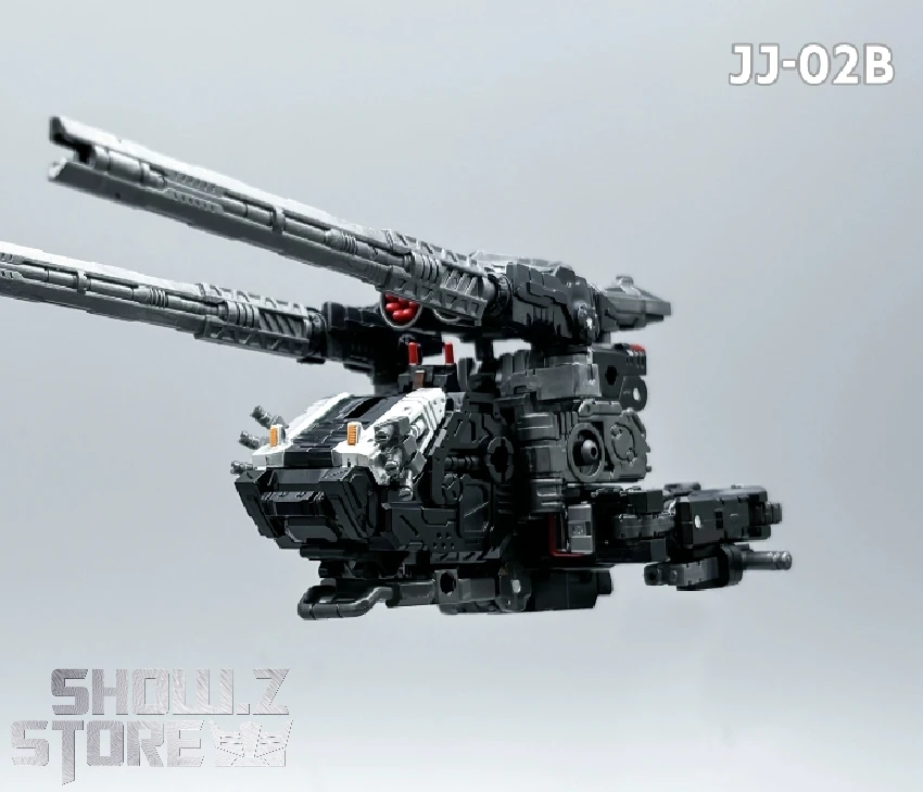 Mecha Zone JJ-02B Diaclone Reboot TM-03 Tactical Mover Tread Versaulter Black Version 6 Mecha Zone JJ-02B Diaclone Reboot TM-03 Tactical Mover Tread Versaulter Black Version - Image 4
