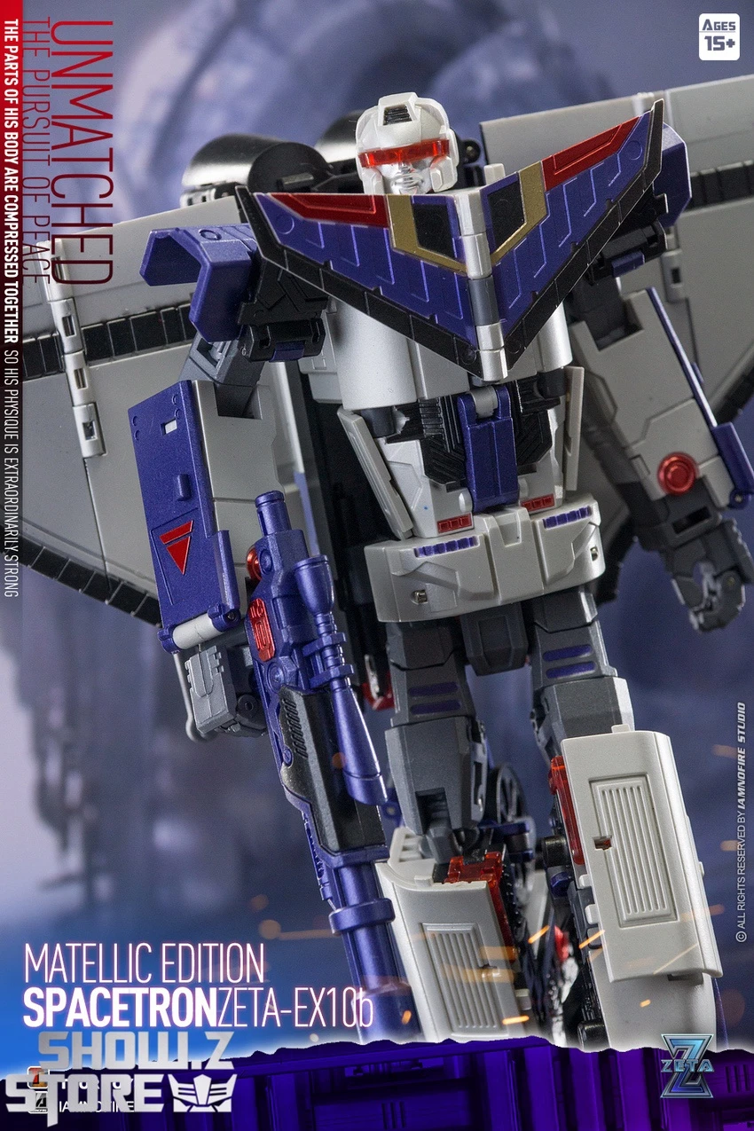Zeta Toys EX-10B Spacetron Astrotrain Metallic Version 7 Zeta Toys EX-10B Spacetron Astrotrain Metallic Version - Image 5