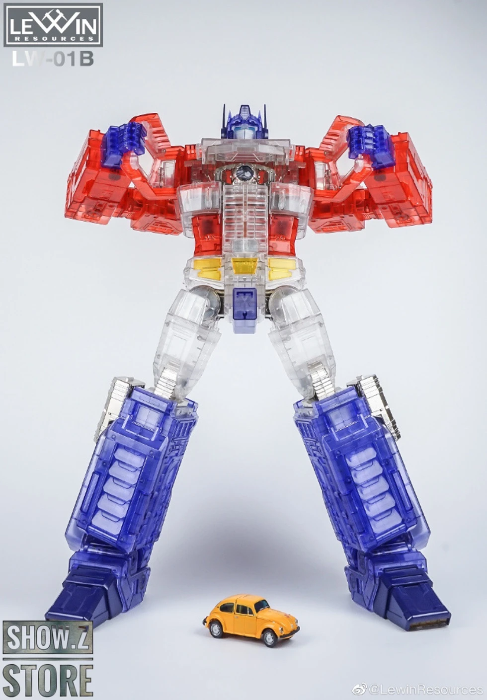Lewin Resources LW-01B Optimus Prime Clear Limited Edition W/ LED 4 Lewin Resources LW-01B Optimus Prime Clear Limited Edition W/ LED - Image 2