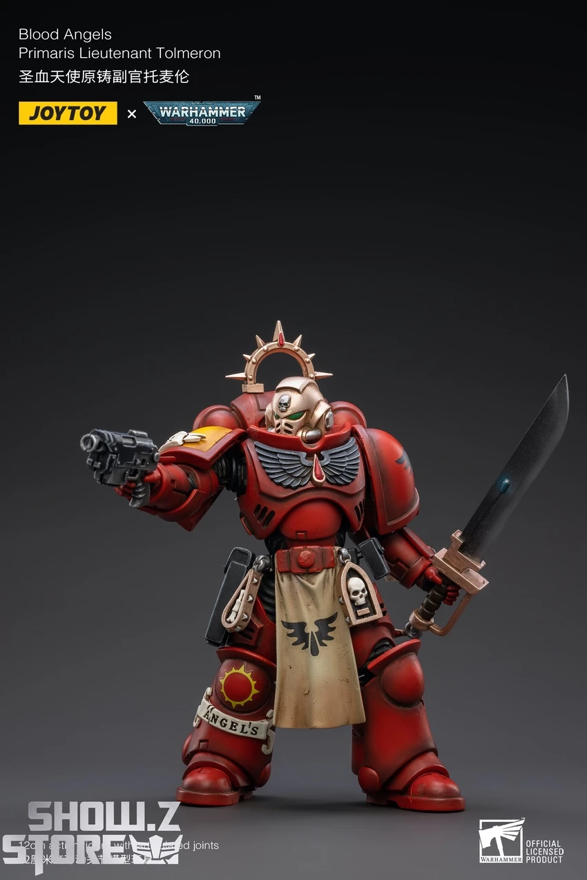 JoyToy Source 1/18 Warhammer 40K Blood Angels Primaris Lieutenant Tolmeron 7 JoyToy Source 1/18 Warhammer 40K Blood Angels Primaris Lieutenant Tolmeron - Image 5