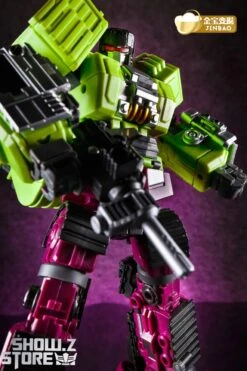 Jinbao DF03 Builder.D Devastator Green Version Set Of 6 Oversized Version -Prime Collectibles Store eaa83ede79