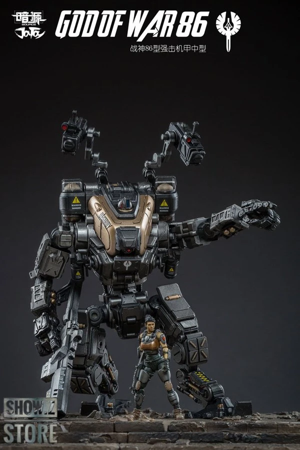 JoyToy Source Acid Rain 1/25 God Of War 86 Medium-Sized Mecha Figure Set Silver Black Version 7 JoyToy Source Acid Rain 1/25 God Of War 86 Medium-Sized Mecha Figure Set Silver Black Version - Image 5