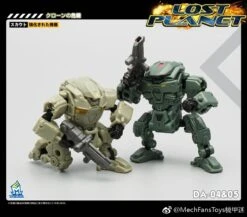 MechFansToys Lost Planet Powered-suit DA04 Desert & DA05 Green Diaclone -Prime Collectibles Store f0cd5ee542
