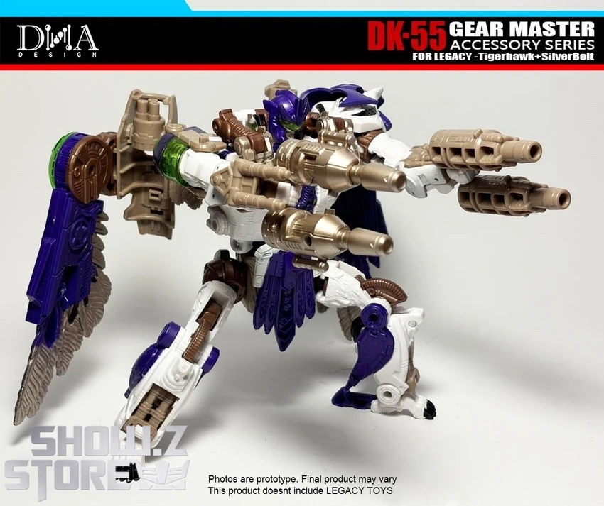 DNA Design DK-55 Upgrade Kit For Transformers: Legacy United Leader Tigerhawk & Voyager Silverbolt 14 DNA Design DK-55 Upgrade Kit For Transformers: Legacy United Leader Tigerhawk & Voyager Silverbolt - Image 12